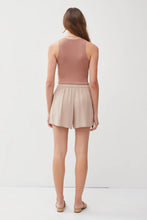 Load image into Gallery viewer, woman wearing mocha tank top with white background