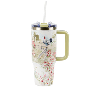 Primitives by Kathy - Roosters Travel Mug