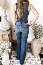 Load image into Gallery viewer, RISEN High Road Tummy Control Flare Step Jeans