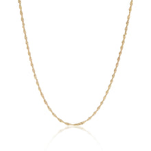 Load image into Gallery viewer, Gold chain necklace on a white background