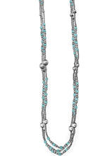 Load image into Gallery viewer, Gemstone + Navajo Pearl Necklace