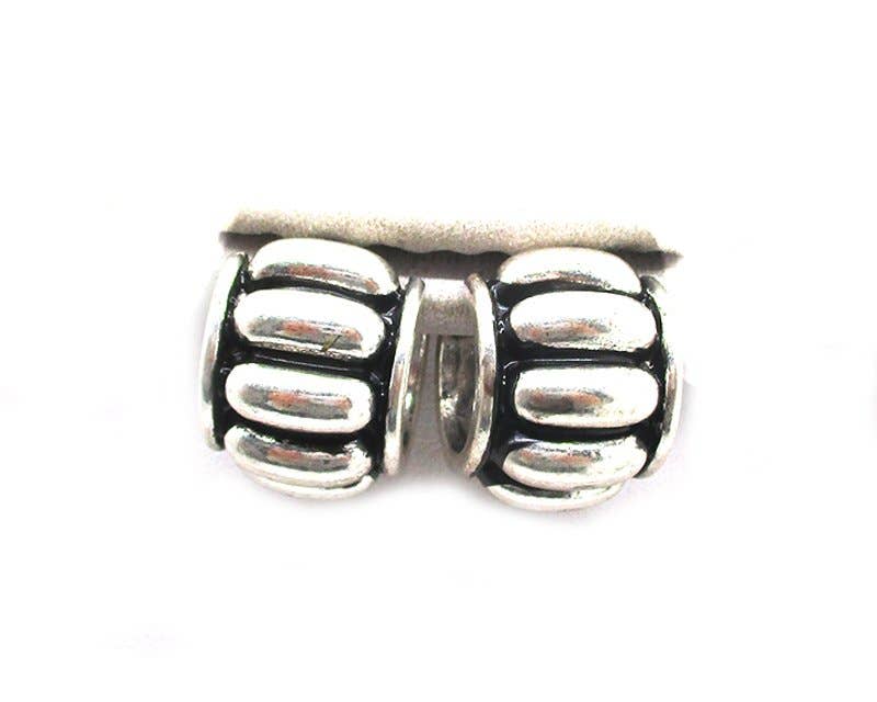 Snowing West - Western Small Oval Bubble Hoop Earrings