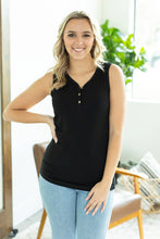 Load image into Gallery viewer, Addison Henley Tank Black