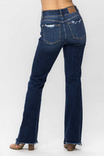 Load image into Gallery viewer, JUDY BLUE High Waisted Frayed Bootcut