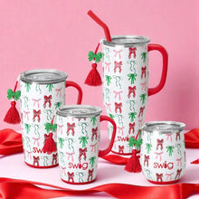 Load image into Gallery viewer, SWIG Life Ribbons &amp; Bows 30 oz Mega Mug