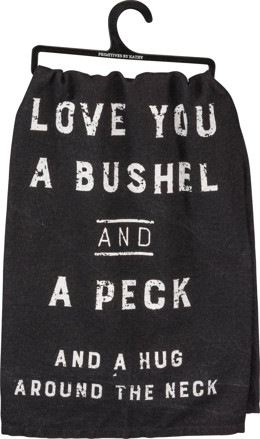Primitives by Kathy - Love You A Bushel And A Peck Kitchen Towel