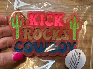 Kick Rocks Cowboy Car Freshie - DRAGON BERRY