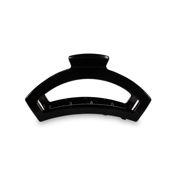 TELETIES - Open Jet Black Medium Hair Clip