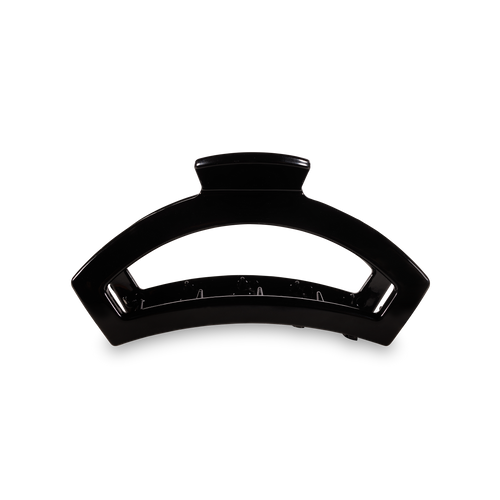 TELETIES - Open Jet Black Medium Hair Clip