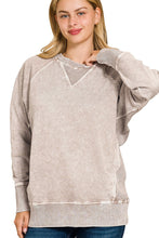 Load image into Gallery viewer, woman wearing beige sweatshirt