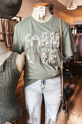 Farm Life Patchwork Tee