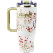 Load image into Gallery viewer, Primitives by Kathy - Roosters Travel Mug