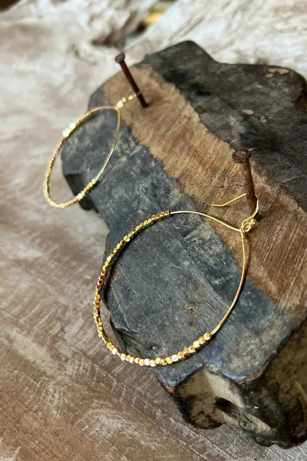 Dylan Designs - Elvera XL Earrings Gold