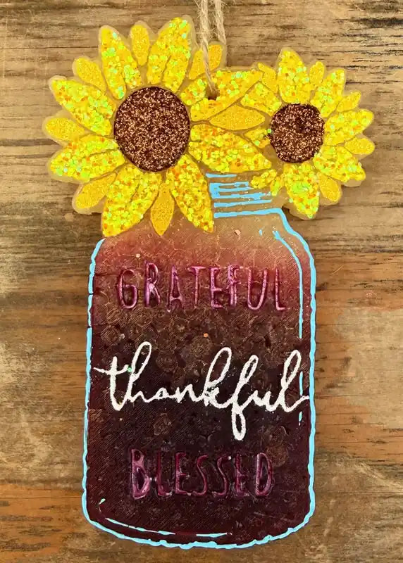 Fall Mason Jar Car Freshie