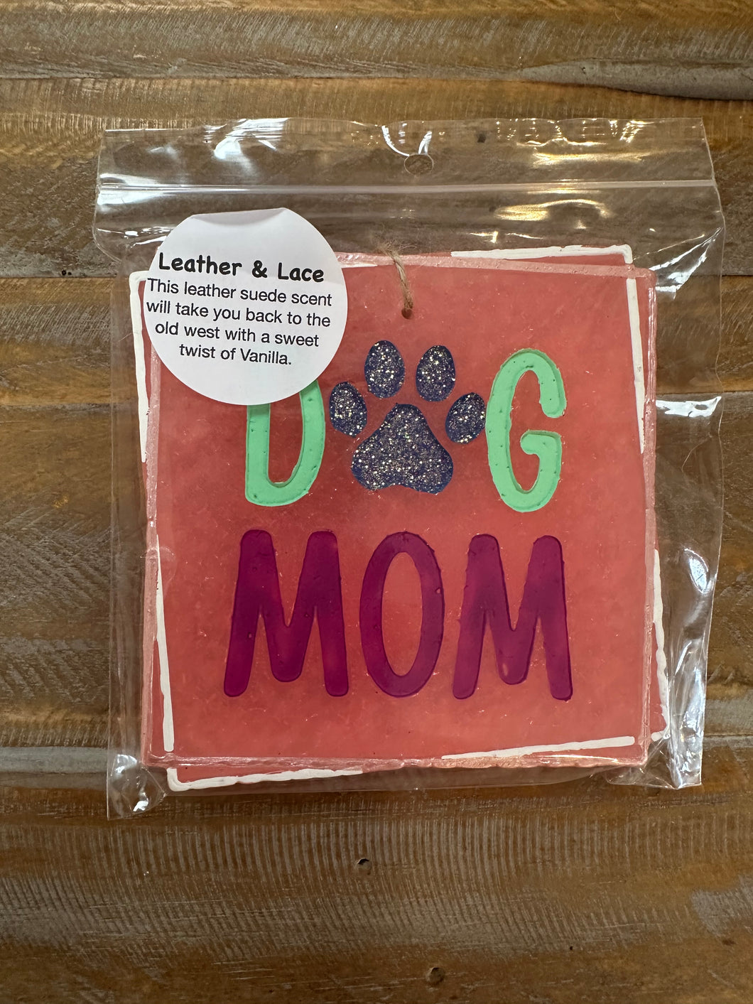 Dog Mom Car Freshie - Leather & Lace