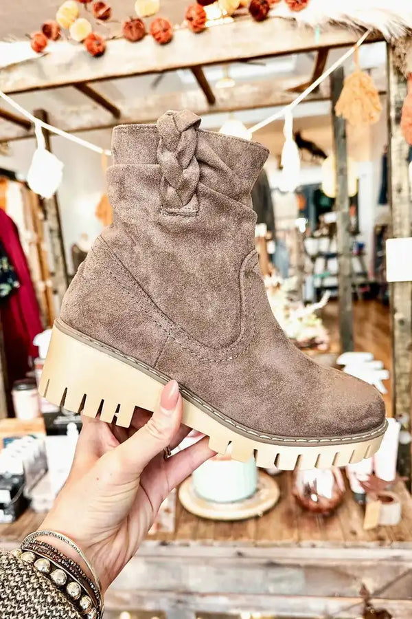 VERY G Demi Boot - Taupe