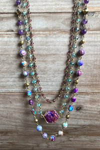 Janet Necklace Purple