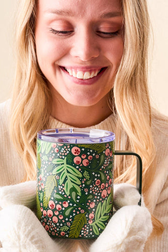 Insulated Mug-Jolly Sprig Green