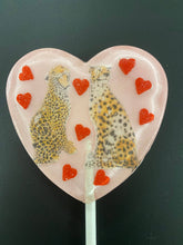 Load image into Gallery viewer, Leopard Love Valentines Day Lollipops