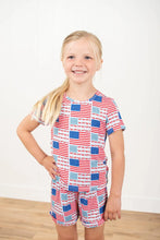 Load image into Gallery viewer, American Farm Company - Fruit Flag Toddler/Youth Bamboo Pajama Set