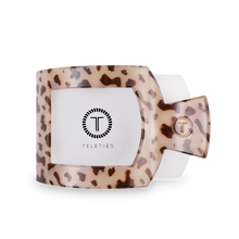 Load image into Gallery viewer, TELETIES - Square Flat Hair Clip | Large | Blonde Tortoise