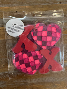 Valentine's XOXO Disco Car Freshie DIVA