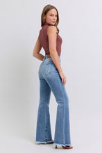 Load image into Gallery viewer, JUDY BLUE Bootcut Fray Hem Jean