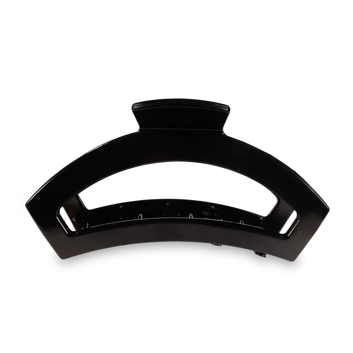 TELETIES - Open Jet Black Large Hair Clip