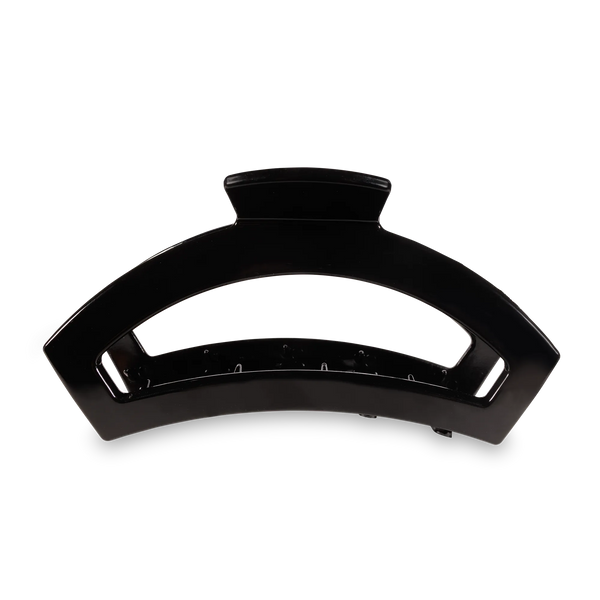 TELETIES - Open Jet Black Large Hair Clip