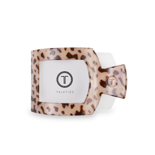 Load image into Gallery viewer, TELETIES - Square Flat Hair Clip | Med. | Blonde Tortoise