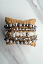 Load image into Gallery viewer, Dylan Designs - Firenza Bracelet Set: Ash