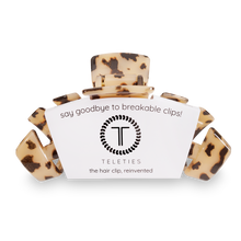 Load image into Gallery viewer, TELETIES - Classic Hair Clip | Large | Blonde Tortoise