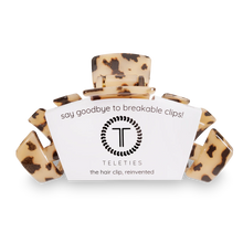 Load image into Gallery viewer, TELETIES - Classic Hair Clip | Large | Blonde Tortoise