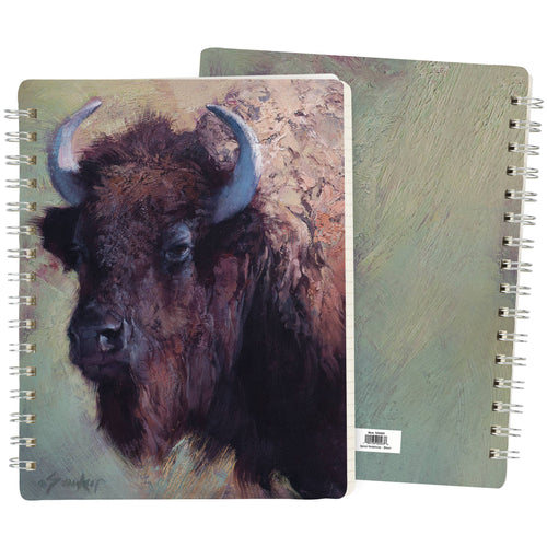 Primitives by Kathy - Bison Spiral Notebook