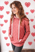 Load image into Gallery viewer, MICHELLE MAE Hailey Pullover Hoodie Sweetheart Red