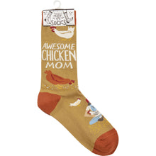 Load image into Gallery viewer, Primitives by Kathy - Awesome Chicken Mom Socks