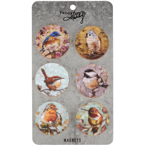 Primitives by Kathy - Tiny Bird Magnet Set