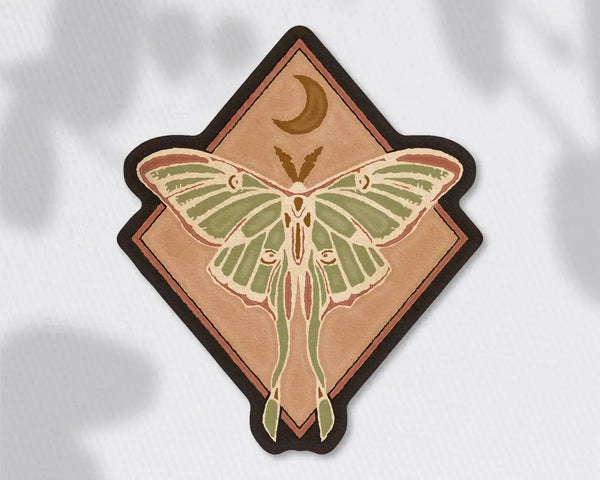 Luna Moth Sticker