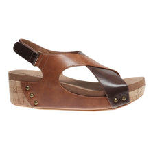 Load image into Gallery viewer, Pierre Dumas Tricia 2 Wedge Sandal TAN