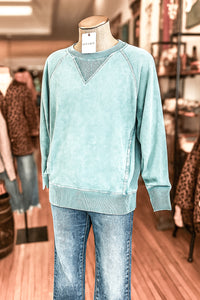 Halo Snow Washed Pullover