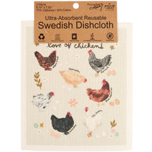 Load image into Gallery viewer, Primitives by Kathy - Love Of Goats Swedish Dishcloth Set