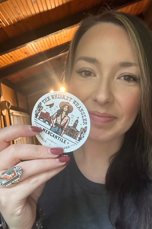 Whiskey Wrangler Vinyl Sticker