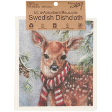 Load image into Gallery viewer, Primitives by Kathy - Winter Animal Swedish Dishcloth Set