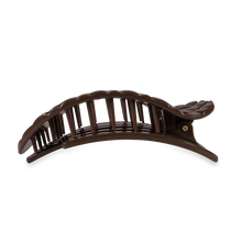 Load image into Gallery viewer, TELETIES - Flat Round Hair Clip | Large | Truly Taupe Quilted