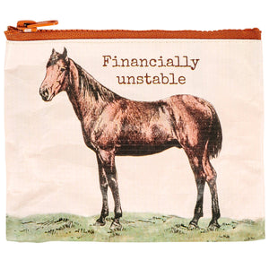 Primitives by Kathy - Financially Unstable Zipper Wallet