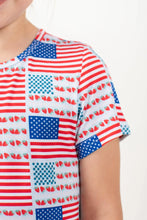 Load image into Gallery viewer, American Farm Company - Fruit Flag Toddler/Youth Bamboo Pajama Set