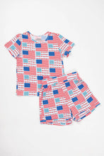 Load image into Gallery viewer, American Farm Company - Fruit Flag Toddler/Youth Bamboo Pajama Set