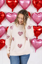 Load image into Gallery viewer, Michelle Mae Sparkle Hearts Sweater