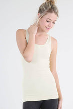 Load image into Gallery viewer, NIKIBIKI Plain Jersey Tank Top Ivory