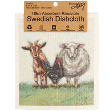 Load image into Gallery viewer, Primitives by Kathy - Farm Family Swedish Dishdloth Set